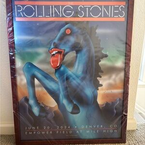 The Rolling Stones Blue + Red Blucifer meets The Rolling Stones Poster!